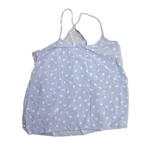 Loft Blue Floral Night Camisole M